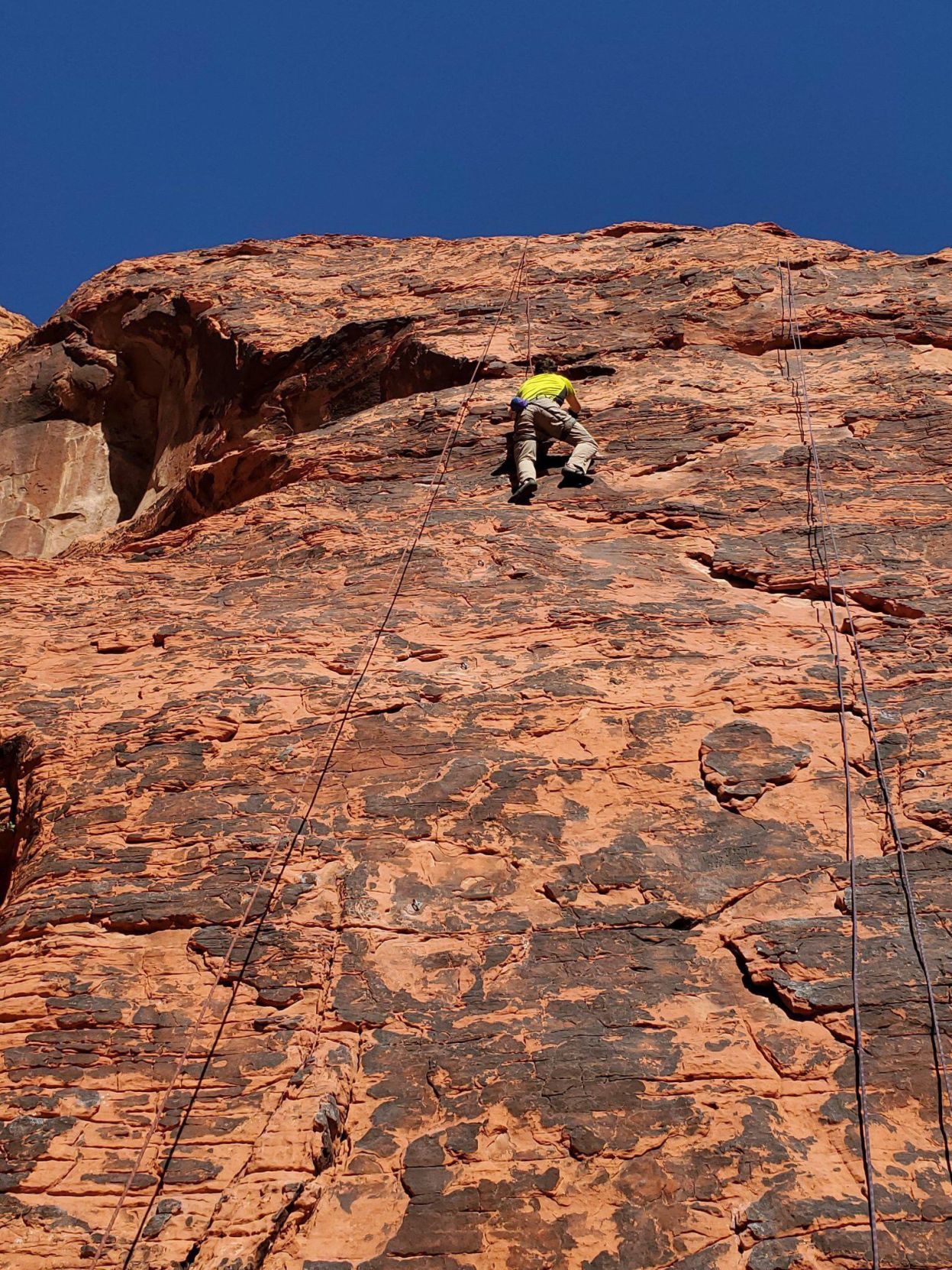 Red Rock Canyon climbing